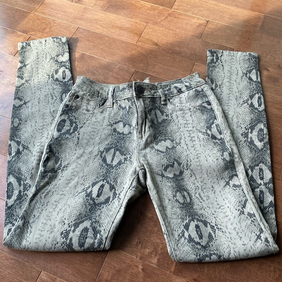 Yuka snake print skinny jeans pants - Picture 5 of 14